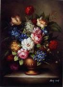 unknow artist Floral, beautiful classical still life of flowers.060 USA oil painting artist